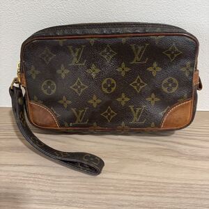 LOUIS VUITTON ルイヴィトン モノグラム マルリードラゴンヌPM M51827 セカンドバッグ クラッチバッグ ポーチ　ストラップ付き　鞄　カバン