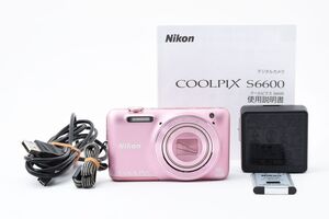 #z146★美品★ Nikon ニコン COOLPIX S6600 ピンク