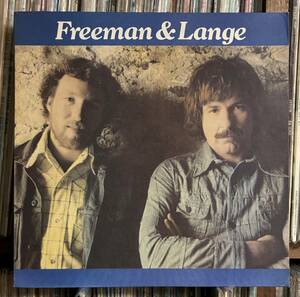 Freeman & Lange LP USオリジナル盤 ブラックフォーク99選　SSW フォーキー　ウッドストック