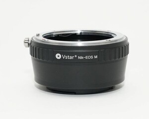 VSTAR 無料レンズクロス付 ニコン F レンズ- キャノン EOS M マウントアダプター nf-eosm (VSEOSM)