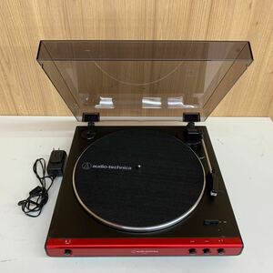 【L-4】 Audio-technica AT-LP60X レコードプレーヤー 音出し可 汚れ 傷 中古品 2215-21