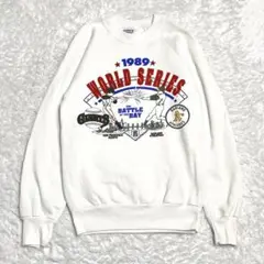 USA製　80s Anvil  スウェット　WORLD SERIES 1989