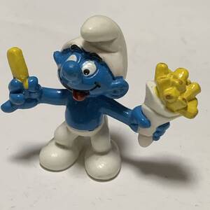 Schleich シュライヒ THE SMURFS スマーフ PVC ミニフィギュア フライドポテト　②