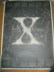 X JAPAN エックス / SINGLES 1994 B2サイズ 特典カレンダーポスター YOSHIKI HIDE TOSHI PATA HEATH