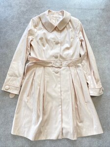 LAISSE PASSE レッセ・パッセ　スプリングコート　トレンチコート　 36 ピンク　日本製 ☆ちょこオク☆服80