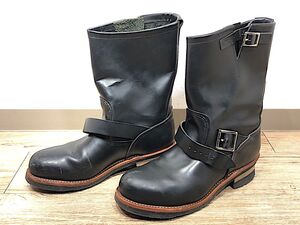 1/159【傷・汚れ有り】RED WINGレッドウイング ASTM F 24 13-05 27cmレザーシューズ レザーブーツ エンジニアブーツ USA製 メンズ