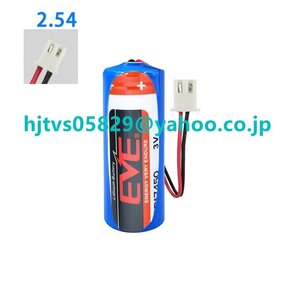 新品 EVE CR17450 3V リチウム電池 交換用 リチウムイオン電池 バッテリー電池 3V 2400mAh 非充電式バッテリー 2.54白プラグ