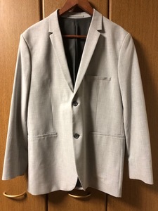 【 H&M 】 エイチアンドエム　メンズ　ジャケット　ライトグレー　ＵＳ４２　１８０／１０４Ａ