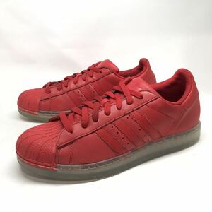 即決!限定! 13製 adidas SUPERSTAR CLEAR 27cm 赤 Q23000 / アディダス スーパースター レッド クリア CLR