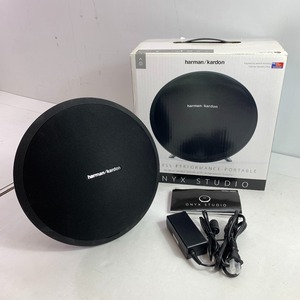 04wy4121△ ハーマンカードン Bluetoothスピーカー harman/kardon ONYX STUDIO 中古品