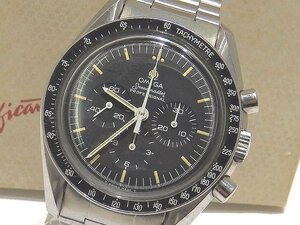 ヴィンテージ OMEGA オメガ スピードマスター メンズ クロノグラフ 手巻き 時計 ☆ ST145022 Cal.861 ムーンウォッチ 下がりr ▼6K