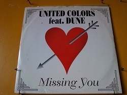 ユーロビート United Colors / Missing You 12インチです。