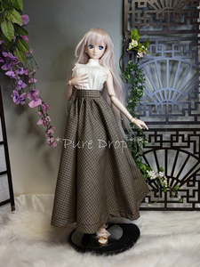 Pure Drop【casual line】■DD・DDｄｙ　Dollサイズ　バイアスカットスカート　