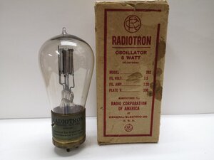 ■3点以上で送料無料!! 真空管/直熱3極増幅缶 GE/RADIOTRON UV-202/uv202 元箱付/未測定/現状品 m0o6673si