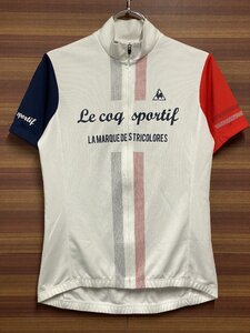 GT048 ルコック le coq sportif 半袖 サイクルジャージ L 白 ※シミあり