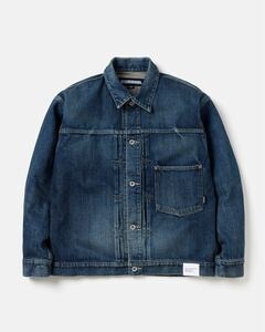 新品 24AW NEIGHBORHOOD TYPE-1WASHED DENIM JACKET インディゴ デニム デニムジャケット ネイバーフッド savage INDIGO