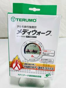 未使用 TERUMO テルモ 歩行強度計 メディウォーク データ通信タイプ 健康器具 歩数計 ヘルスケア 運動 早歩き MT-KT02DZ HY-240912066