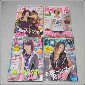 GZ-7【ジャンク】KERA ケラ! 4冊★2004年6月号 Vol.69～2004年8月号 Vol.71★2005年7月号Vol.82★土屋アンナ 深田恭子～