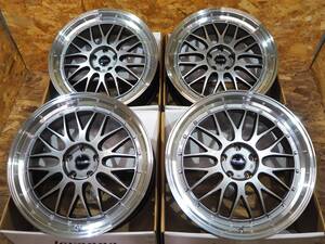 即納☆4枚同サイズ☆深リム 高級 メッシュ levanna V10-EX 20inch8.5J+35 新品 タイヤ 245/35R20 ヴェルファイア エルグランド 4WD対応