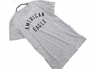 ネコポスOK AMERICAN EAGLE アメリカンイーグル ロゴ Tシャツ sizeXS/グレー ■◆ ☆ dha9 メンズ