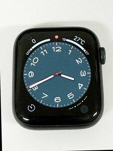 【中古】1円スタート Apple Watch Series 5/GPS/スペースグレー/44mm/アルミニウム/バンドなし 動作確認済み【バッテリー最大容量79％】