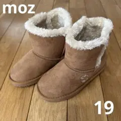 【美品】moz キッズ ムートンブーツ 19cm