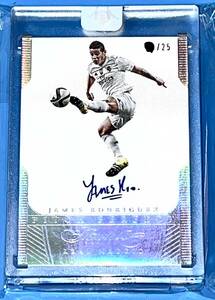 ハメス・ロドリゲス / James Rodriguez 直筆サインカード　Panini Flawless soccer Auto /25 On Card レアルマドリード