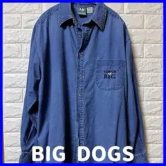 BIG DOGS デニムシャツ THINK BIG XL