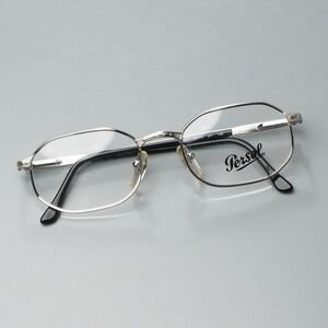 MG4627◎未使用 Persol ペルソール 2019-V 511 オーバル スクエア バネ蝶番 メガネ フレーム 眼鏡 サイズ50□19 135 フレッチャ