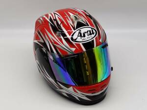 Arai アライ SUPER RAPIDE SR Stella スーパー ラパイド ステラ 赤 フルフェイスヘルメット Mサイズ