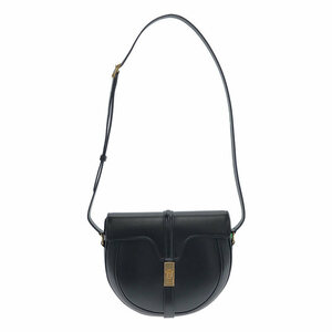 【美品】 CELINE / セリーヌ | 16 セーズ ブザス レザー ショルダーバッグ | ブラック | レディース