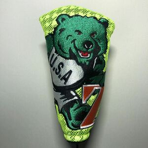 Zabi PUTTER COVER ザビ　ピン型マグネット式パターカバー　ZPC000269 Mesh Bear メッシュベア