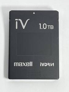 ★ 動作品 ★ 1TB ★　iVDR-S　カセットハードディスク　マクセル/maxell　ブラック　1TB　HDD　アイヴィ　動作品　M-VDRS IVDRS Wooo対応 