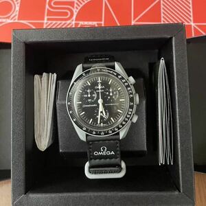 【未使用品】オメガ スウォッチ ミッション トゥ ザ ムーン　OMEGA-SWATCH MISSION TO THE MOON SO33M100