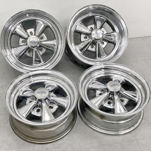 D0393NU アルミホイール 4本セット クロームホイール CRAGAR 14x6 14x7 PCD 114.3mm/127mmカー用品