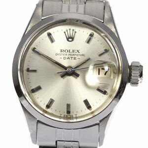 ☆訳あり【ROLEX】ロレックス オイスター パーペチュアル デイト cal.1161 ref.6516 自動巻き レディース_693949【ev20】