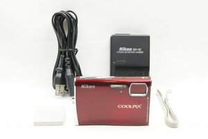 【適格請求書発行】訳あり品 Nikon ニコン COOLPIX S51 コンパクトデジタルカメラ レッド【アルプスカメラ】240818r