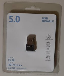 4415 新品 Wireless Bluetooth5.0 USBアダプタ USB DONGLE Bluetooth Transmitter Receiver 5.0 Wireless Removable Home Computer Desktop