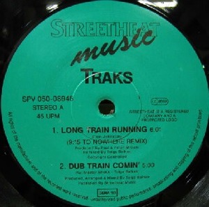 $ TRAKS / LONG TRAIN RUNNING (SPV 050-08945) Y12 ドゥービーブラザーズカバー 緑