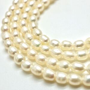 1円〜!!▼本真珠ネックレス▼N 約19.2g pearl パール jewelry necklace CE0/DA5 S503