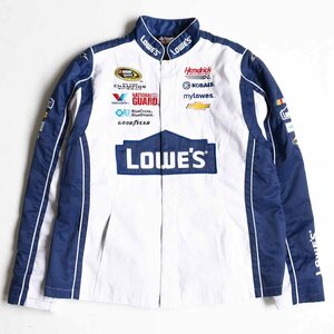 【雰囲気抜群/ビッグシルエット】CHASE【LOWES レーシング ジャケット】XXL チェイス ジャンパー 企業ロゴ 古着 u2404016