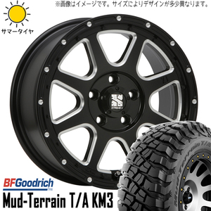 FJクルーザー 265/70R17 ホイールセット | BFグッドリッチ マッドテレーン KM3 & エクストリームJ 17インチ 6穴139.7