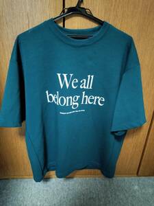 Global Works　We all belong here Tシャツ Mサイズ　