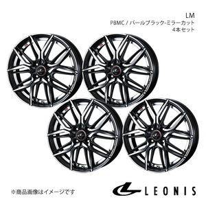 LEONIS/LM マーチ K13 アルミホイール4本セット【14×5.5J 4-100 INSET42 PBMC】0040770×4