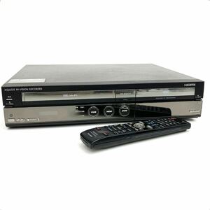 SHARP シャープ DV-ACV52 HDD/DVD/ビデオ一体型レコーダー 2009年製 リモコン付 通電確認済 alp川0513