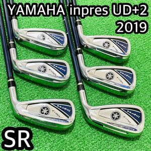 6682 YAMAHA inpres UD+2 2019 フレックスSR 6本セット 右利き アイアン ヤマハ インプレス MX-519i 送料無料　匿名配送