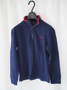 POLO by Ralph Lauren ラルフローレン★ハーフジップ　スウェット　ニットカットソー★150・160