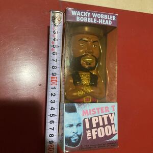 新品当時物 MISTER-T I PITY THE FOOL フィギュア ファンコ ボビングヘッ 特攻野郎Aチーム ミスターT フリーホイーラーズ マッコイ 東洋