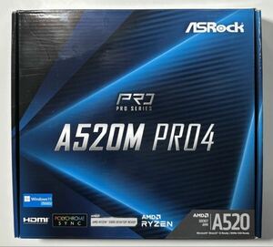 ASRock A520M PRO4 AM4 MicroATX マザーボード