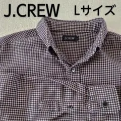 J.CREW ボタンダウン チェックシャツ　Lサイズ　ネルシャツ